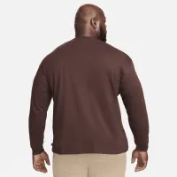Nike SB Long-Sleeve Skate футболка колір коричневий