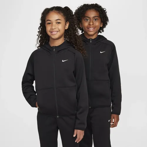 Nike Big дитячі Therma-FIT Winterized тренувальні Толстовка з капюшоном колір чорний