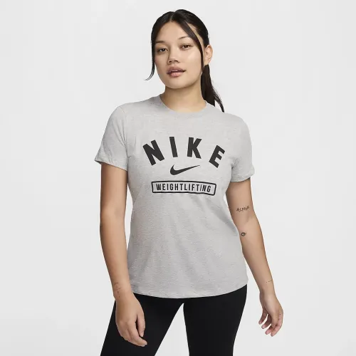 Nike жіноча Weightlifting футболка колір сірий