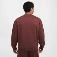 Nike Solo Swoosh мужские Fleece Crew цвет коричневый