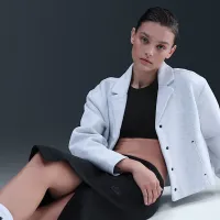 Nike Sportswear Tech Fleece жіноча Midi спідниця колір чорний