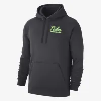 Nike Club Fleece мужские Pickleball Pullover Толстовка с капюшоном цвет серый