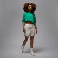Nike Jordan Brooklyn Fleece жіноча Pullover Толстовка з капюшоном колір зелений