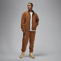 Nike Jordan Flight чоловічі High-Pile Fleece Куртка колір коричневий