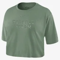 Seattle Storm жіноча Nike WNBA Cropped футболка колір зелений