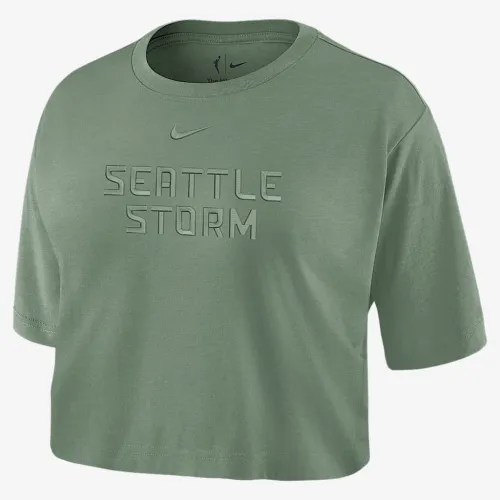 Seattle Storm жіноча Nike WNBA Cropped футболка колір зелений