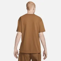 Nike Sportswear Premium Essentials мужские футболка цвет коричневый