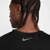 Nike Miler Flash мужские Dri-FIT UV Short-Sleeve Running Top цвет черный