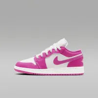 Nike Air Jordan 1 Low Big детские Кроссовки Pink