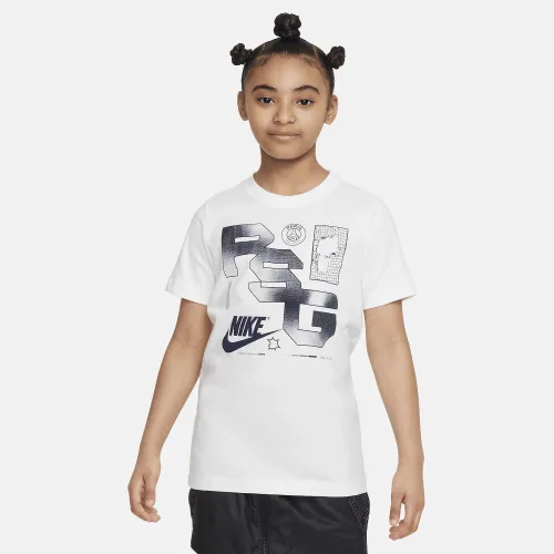 Paris Saint-Germain Big дитячі Nike Soccer футболка колір білий