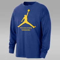 Nike Golden State Warriors Essential чоловічі Jordan NBA Long-Sleeve футболка блакитний