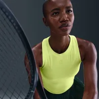 NikeCourt Advantage жіноча Dri-FIT Tennis Tank Top Yellow