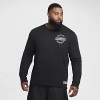 Nike LeBron мужские Max90 Long-Sleeve баскетбольные футболка цвет черный