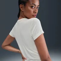 Nike Sportswear Phoenix женская Slim Short-Sleeve футболка цвет коричневый