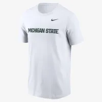 Michigan State Spartans Primetime Wordmark чоловічі Nike College футболка колір білий