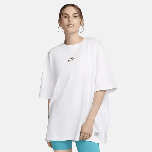 Nike Sportswear женская оверсайз футболка цвет белый