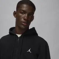Nike Jordan Brooklyn Fleece мужские Full-zip Толстовка с капюшоном цвет черный