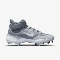 Nike Alpha Huarache Elite 4 Mid мужские бейсбольные бутсы цвет серый