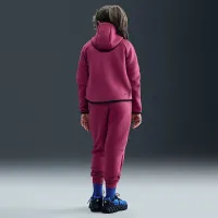 Nike Sportswear Tech Fleece Girls' Full-Zip Толстовка с капюшоном цвет фиолетовый