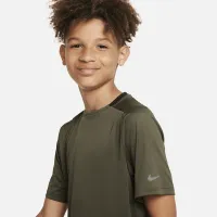 Nike Multi Big Kids' (Boys') Dri-FIT Training Top Green