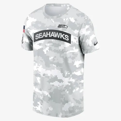 Seattle Seahawks Salute to Service Edge Arch чоловічі Nike Dri-FIT NFL футболка колір білий