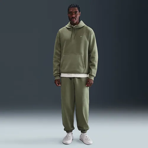 Nike Solo Swoosh мужские Cuffed Fleece Pants цвет зеленый