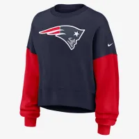 New England Patriots женская Nike NFL Pullover Crew синий
