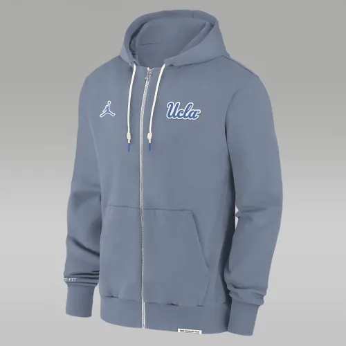 UCLA Bruins Sideline Player чоловічі Nike Dri-FIT College Full-Zip Толстовка з капюшоном блакитний