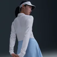 Nike Victory женская Dri-FIT Long-Sleeve Polo цвет белый