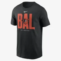 Baltimore Orioles Team Scoreboard мужские Nike MLB футболка цвет черный