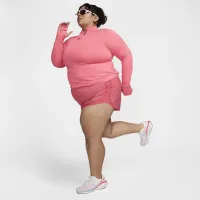Nike Dri-FIT Swift Element UV женская 1/4-Zip Running Top (большие размеры) Pink