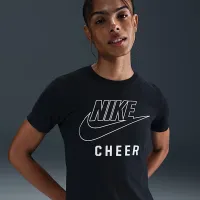 Nike Swoosh женская Cheer футболка цвет черный