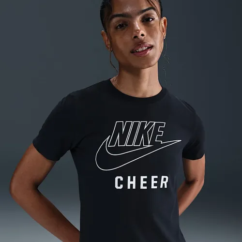 Nike Swoosh женская Cheer футболка цвет черный