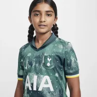 Tottenham Hotspur 2024/25 Stadium Third Big дитячі Nike Dri-FIT Soccer Replica Jersey колір зелений