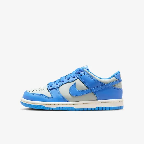 Nike Dunk Low Big детские Кроссовки цвет серый