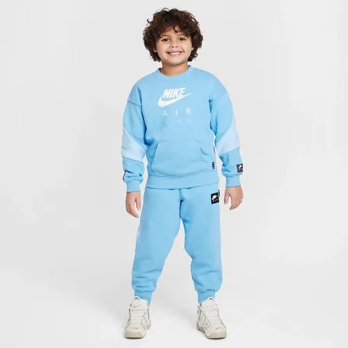 Nike Sportswear Little дитячі Air Fleece 2-Piece Crew комплект блакитний