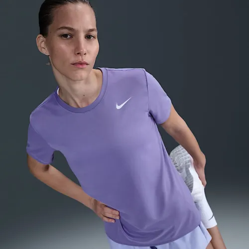 Nike Dri-FIT женская футболка цвет фиолетовый