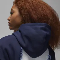 Nike Jordan x Howard University женская Fleece Pullover Толстовка с капюшоном синий