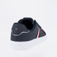 Кроссовки Tommy Hilfiger Corporate Leather Cup Stripes FM0FM04732-DW5 - Cиний