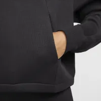 Nike Sportswear Tech Fleece женская оверсайз Толстовка с капюшоном цвет черный