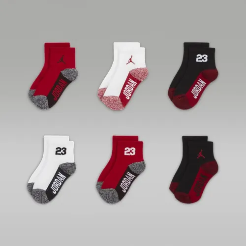 Nike Jordan Jumpman Baby (0-6M) носки (6-пары) цвет красный