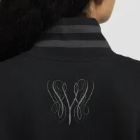 Nike Serena Williams Design Crew жіноча оверсайз Bomber Куртка колір чорний