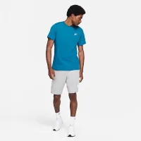 Nike Sportswear Club мужские футболка цвет зеленый