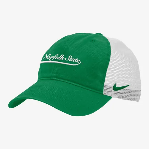 Norfolk State Heritage86 Nike College Trucker Hat цвет зеленый