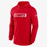 Kansas City Chiefs Sideline мужские Nike Dri-FIT NFL Long-Sleeve Hooded Top цвет красный