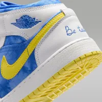 Nike Air Jordan 1 Mid Sneaker School Big дитячі Кросівки колір білий