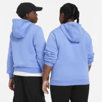 Nike Sportswear Club Fleece Big детские Pullover Толстовка с капюшоном (Extended Size) синий