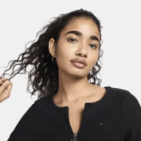 Nike Sportswear Chill Rib женская Slim Full-Zip Cardigan цвет черный