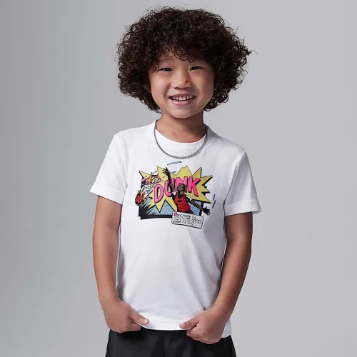 Nike Air Jordan Toddler Dunk Comics футболка цвет белый