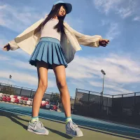 Nike Cortez Textile Big детские Кроссовки синий